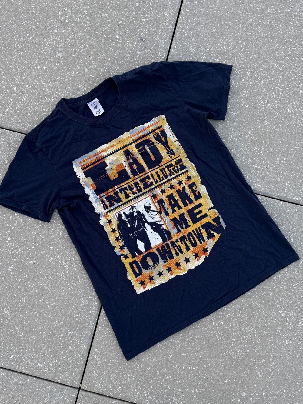Lady Antebellum Take me downtown tour tee shirt